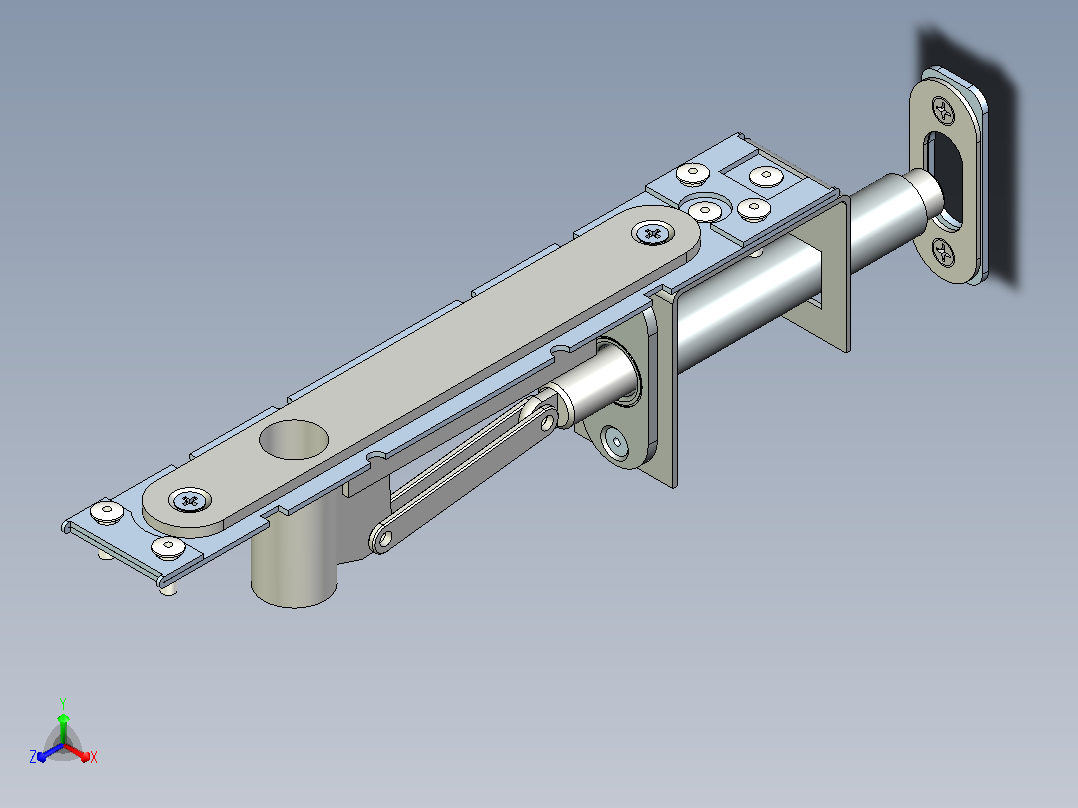 ASSA 2396螺栓主视图