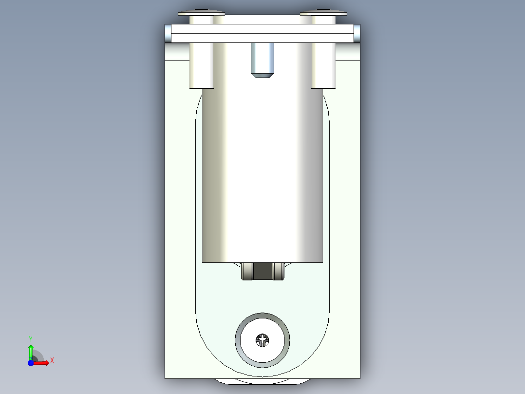 ASSA 2396螺栓前视图