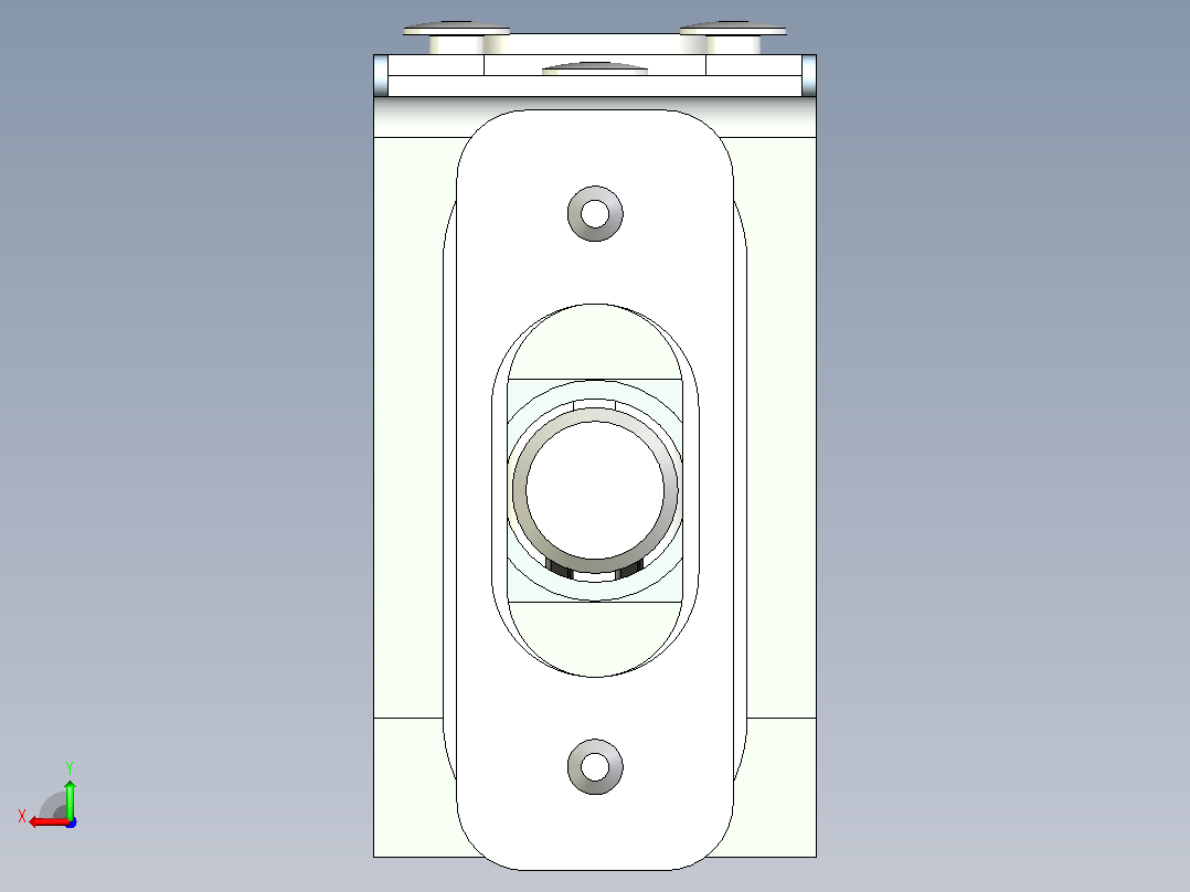 ASSA 2396螺栓后视图