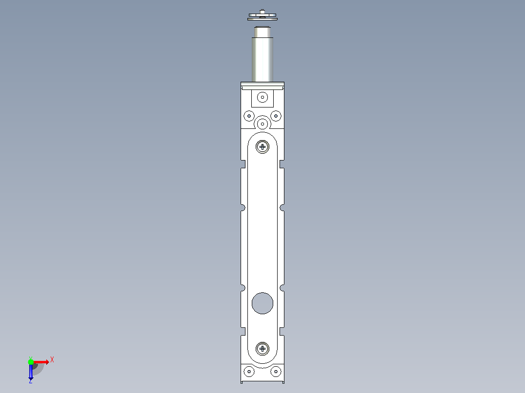 ASSA 2396螺栓俯视图