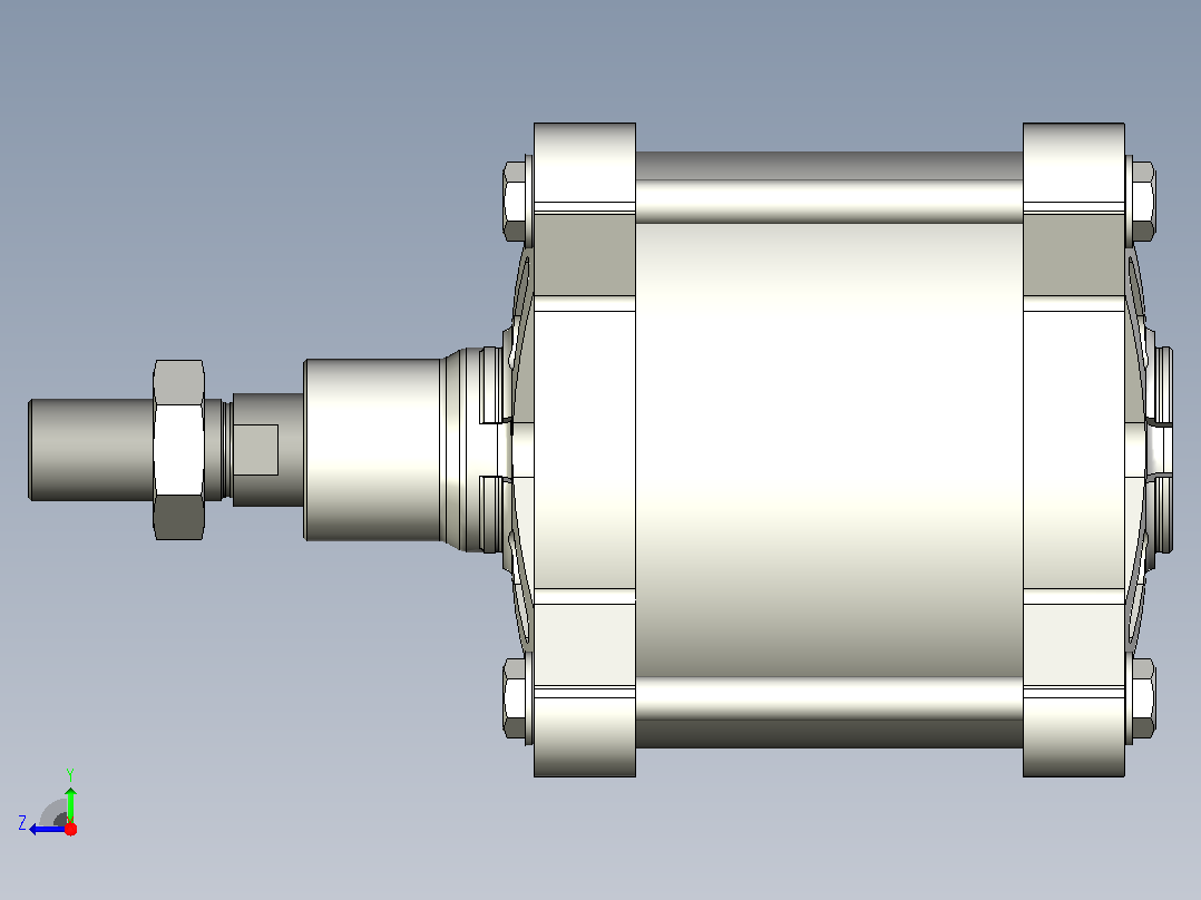 FESTO气缸DSBG-200-50-P-N3---_0_右视图