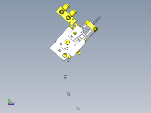 工件供应脱离装置左视缩略图