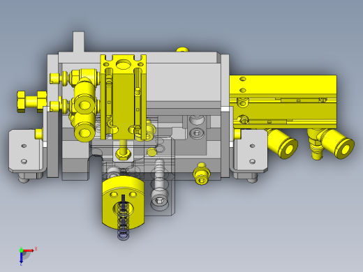 工件供应脱离装置俯视缩略图