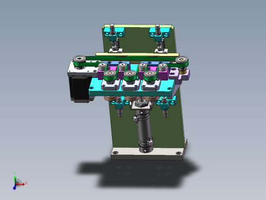 同步带电机旋盖组件sw18可编辑