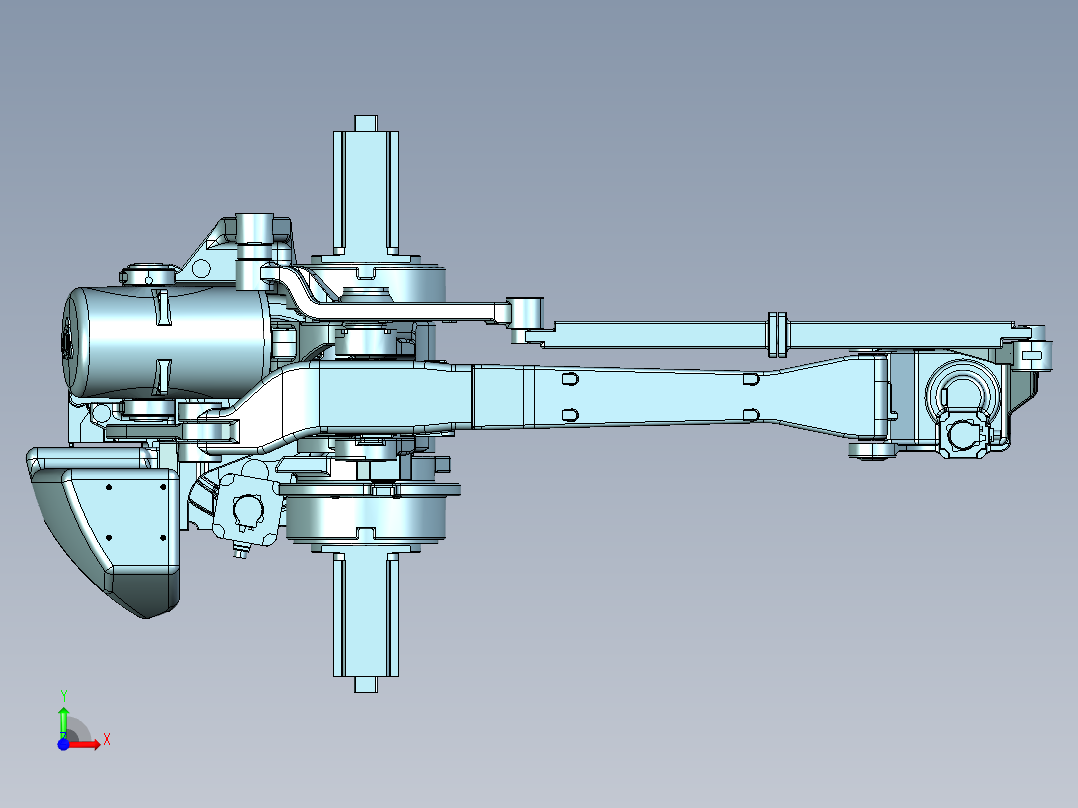 安川MPL800码垛机器人前视图