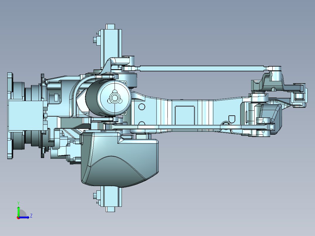 安川MPL800码垛机器人左视图