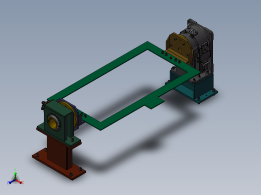 K3449-焊接翻转变位机正等轴测缩略图