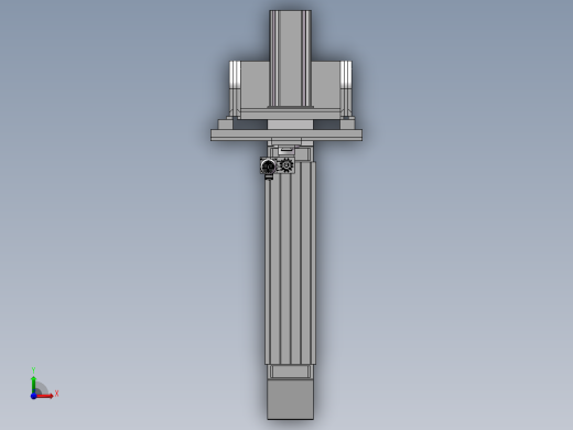 龙门铣床有限元分析(sw14+说明书+分析图片)前视缩略图
