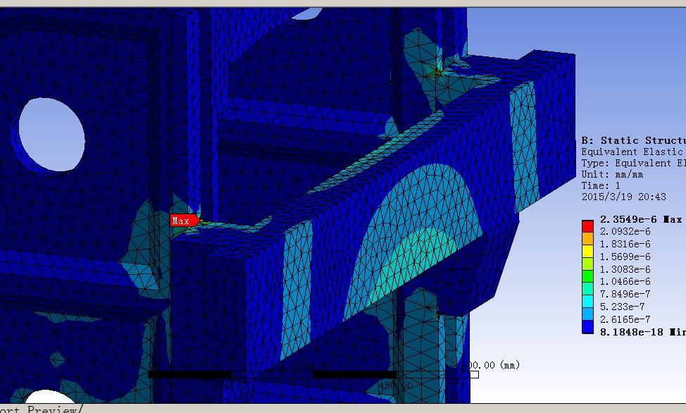 龙门铣床有限元分析(sw14+说明书+分析图片)