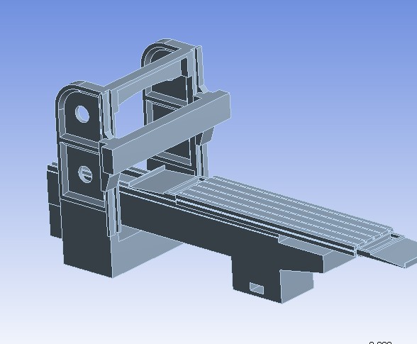龙门铣床有限元分析(sw14+说明书+分析图片)