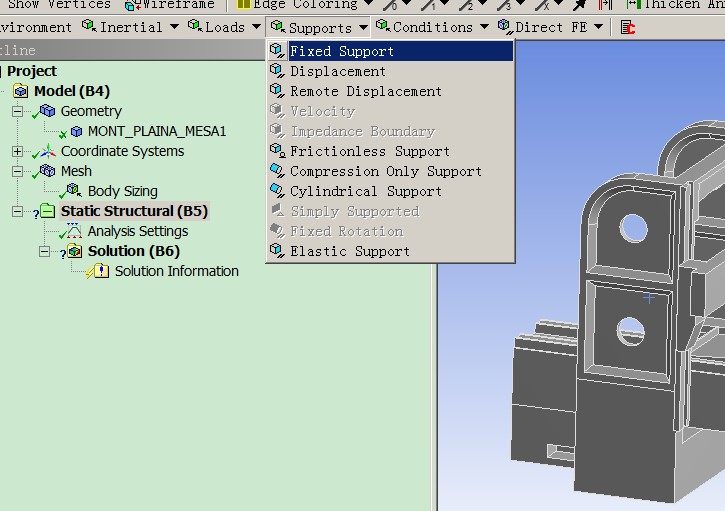龙门铣床有限元分析(sw14+说明书+分析图片)