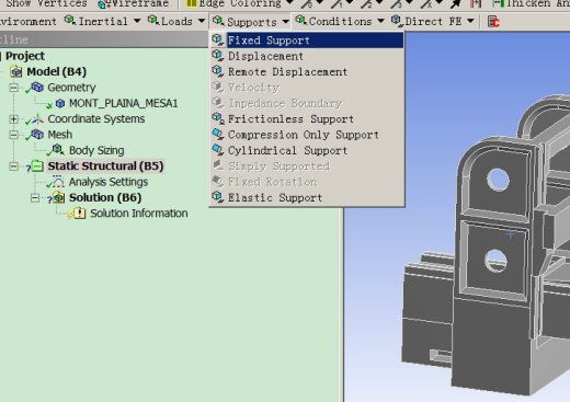龙门铣床有限元分析(sw14+说明书+分析图片)缩略图