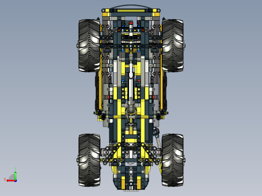 42081 Volvo概念轮式载运机3D数模图纸 STP格式后视缩略图