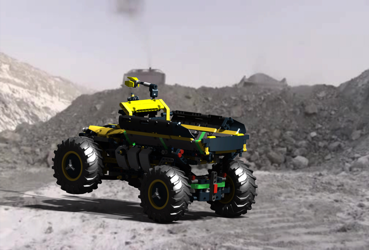 42081 Volvo概念轮式载运机3D数模图纸 STP格式
