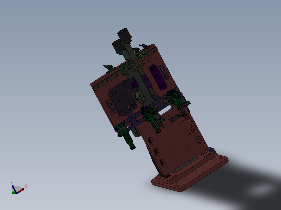 移载凸轮机械手移载机构3D数模图纸 Solidworks设计 附STEP