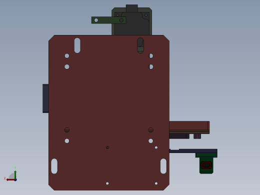 移载凸轮机械手移载机构3D数模图纸 Solidworks设计 附STEP后视缩略图