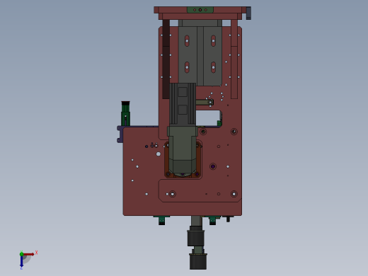 移载凸轮机械手移载机构3D数模图纸 Solidworks设计 附STEP俯视缩略图