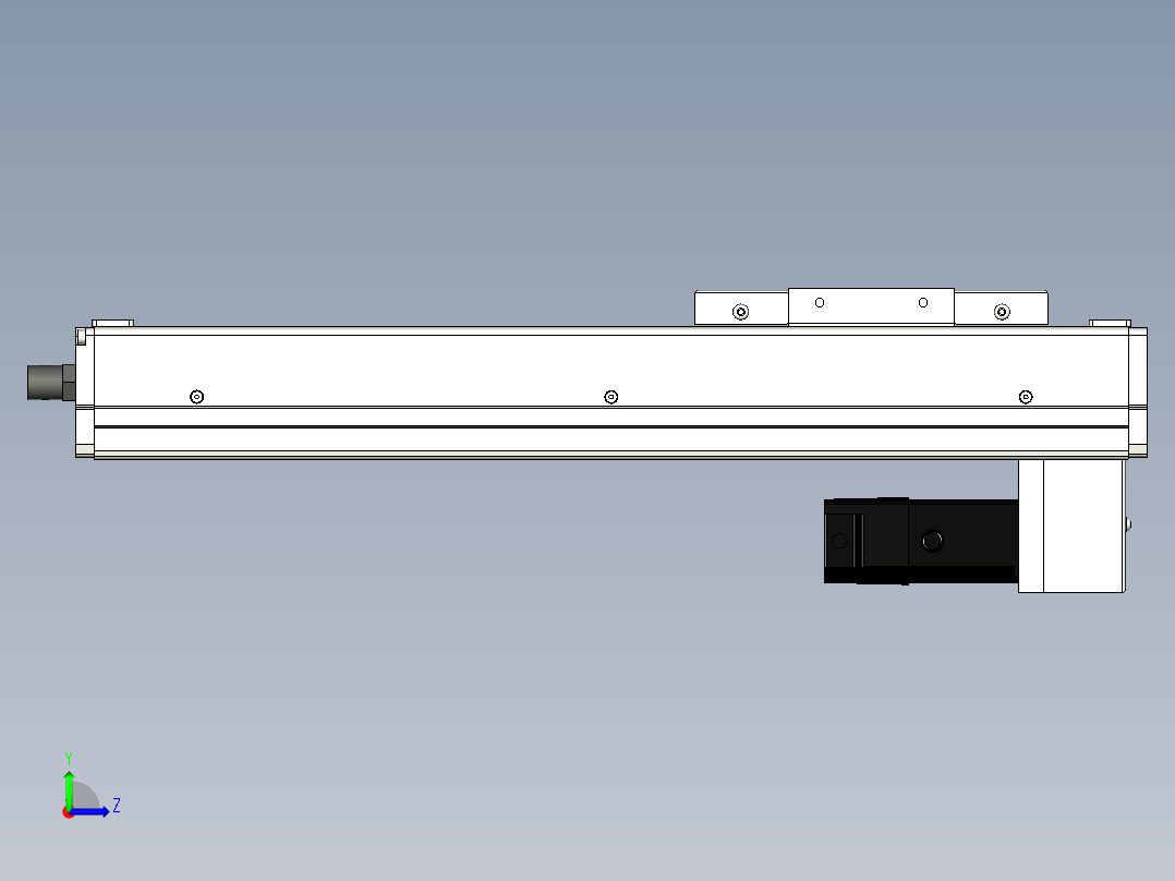 Toyo东佑达直线模组-ECH12-250-BM-100W左视图