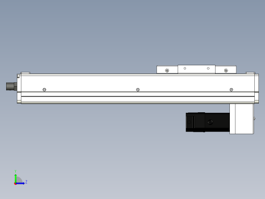 Toyo东佑达直线模组-ECH12-250-BM-100W左视缩略图