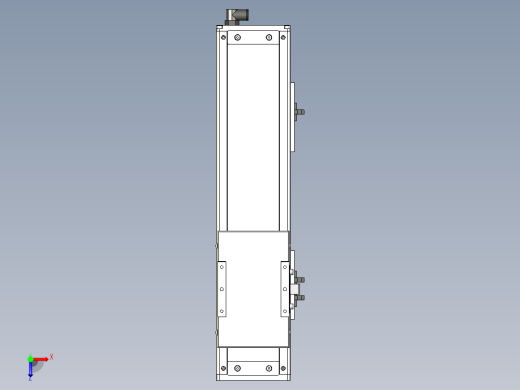 Toyo东佑达直线模组-ECH12-250-BM-100W俯视缩略图