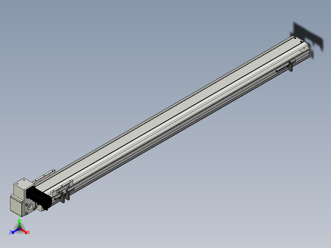Toyo东佑达直线模组-ETB10-1200-LU主视图
