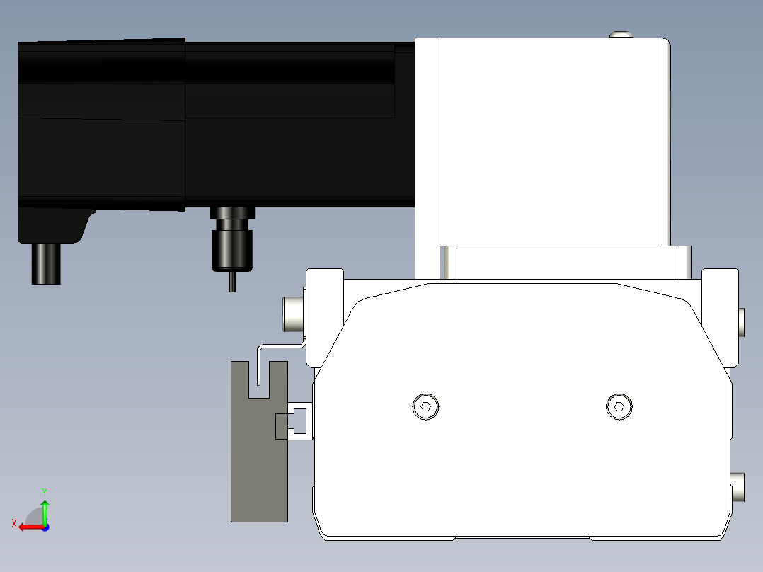 Toyo东佑达直线模组-ETB10-1200-LU后视图