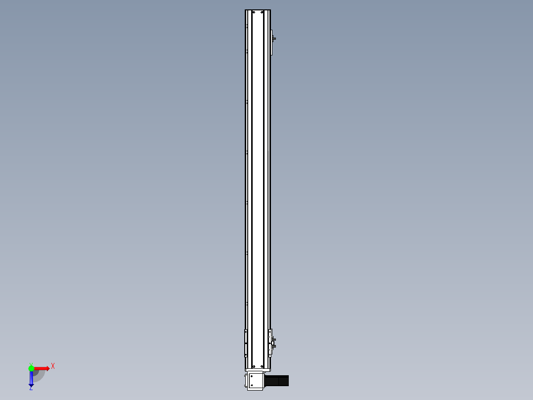 Toyo东佑达直线模组-ETB10-1200-LU俯视图