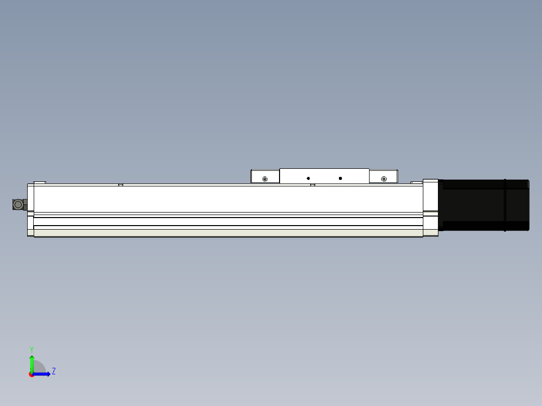 Toyo东佑达直线模组-ECH17-300-BC-750W左视图