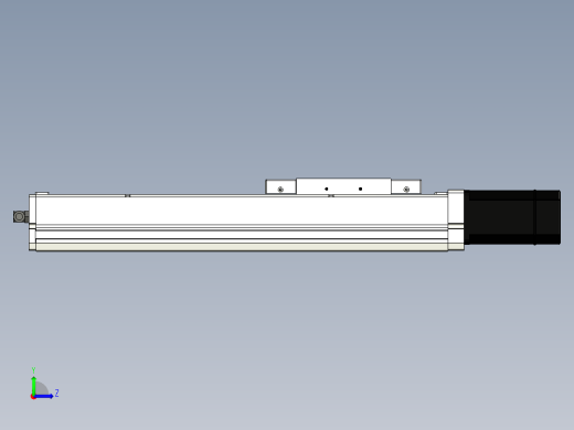 Toyo东佑达直线模组-ECH17-300-BC-750W左视缩略图