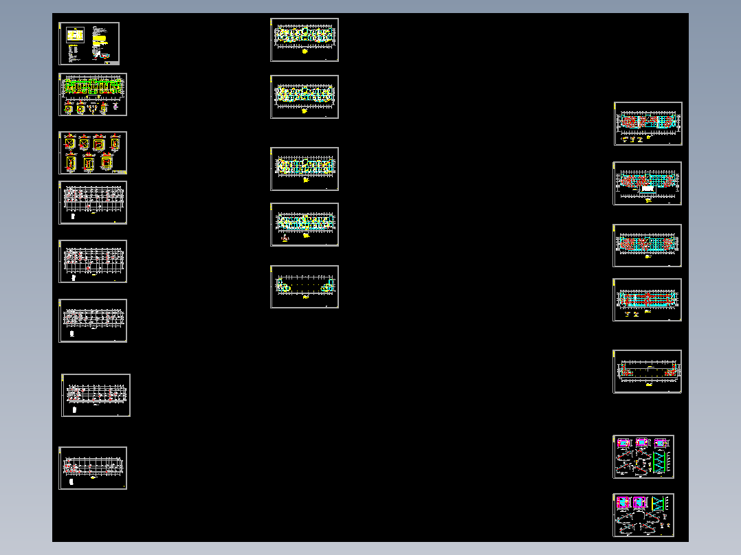 五层框架办公楼建筑和结构图纸%2B计算书+办公楼毕业设计参考资料