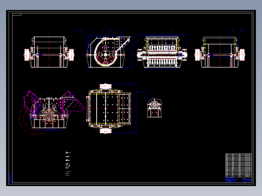 YPC1510液压锤式破碎机 全套生产图