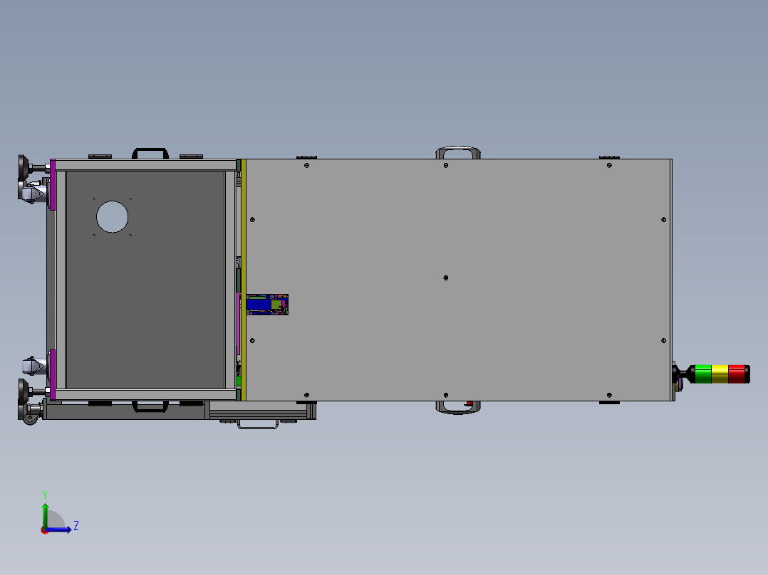 B27_自动化FPC插针机 凸轮式插针机左视图