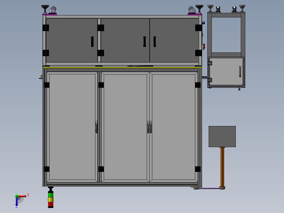 B27_自动化FPC插针机 凸轮式插针机俯视图