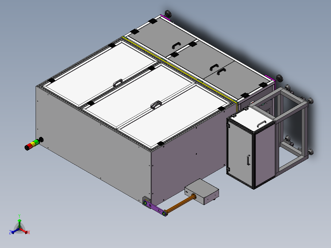 B27_自动化FPC插针机 凸轮式插针机正等轴测图