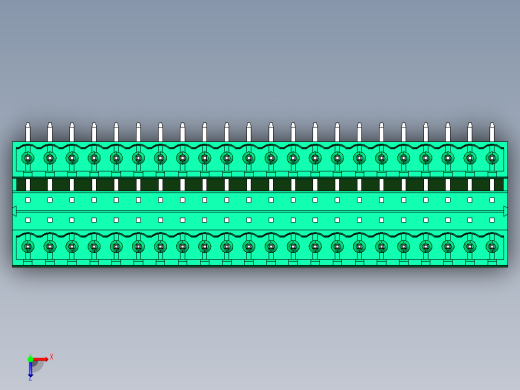 DEGSON 2EDG 系列 5.0mm 可插拔接线端子组-2EDGRH-5.0-44P-14-00AH俯视缩略图