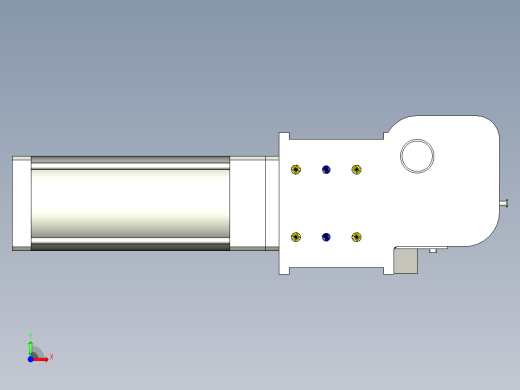 德克斯TUNKERS气缸数模KS_125_2_A00_T08_135GRAD前视缩略图
