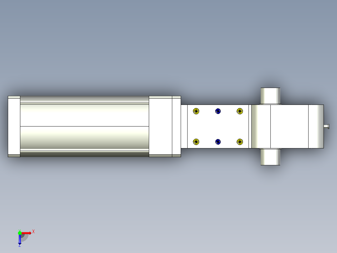 德克斯TUNKERS气缸数模KS_125_2_A00_T08_135GRAD俯视图
