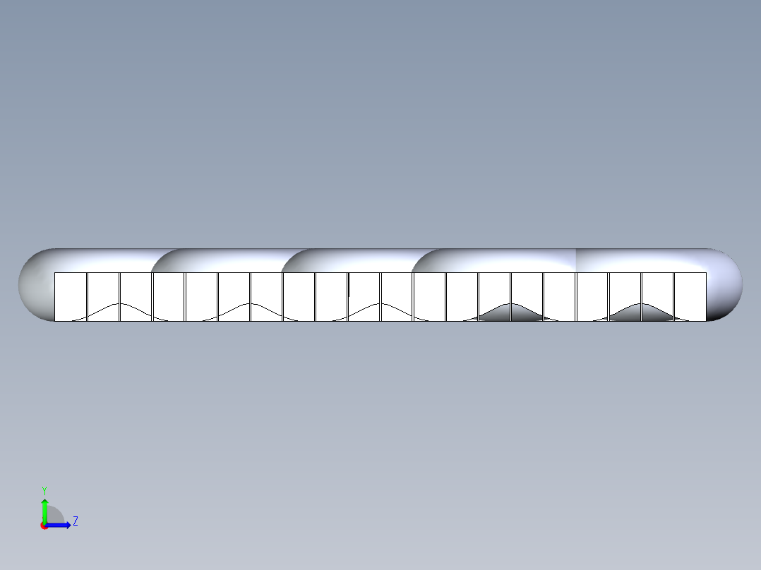 吊顶或墙面装饰(1)左视图