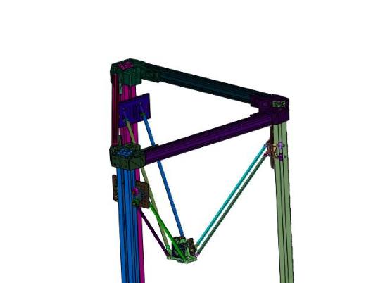 高精度单喷并联臂3D打印机缩略图