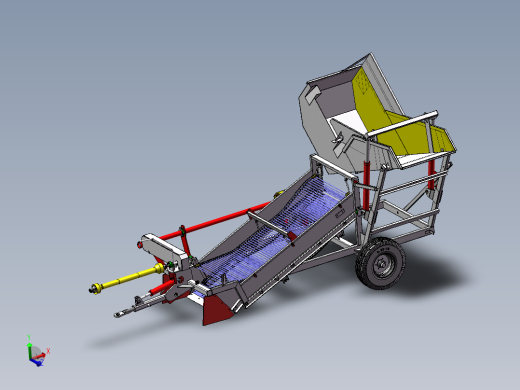 农田石头捡拾机SPG-SD1总装
