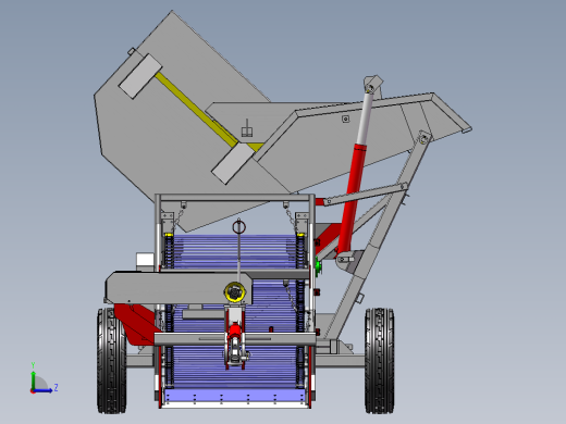 农田石头捡拾机SPG-SD1总装左视缩略图