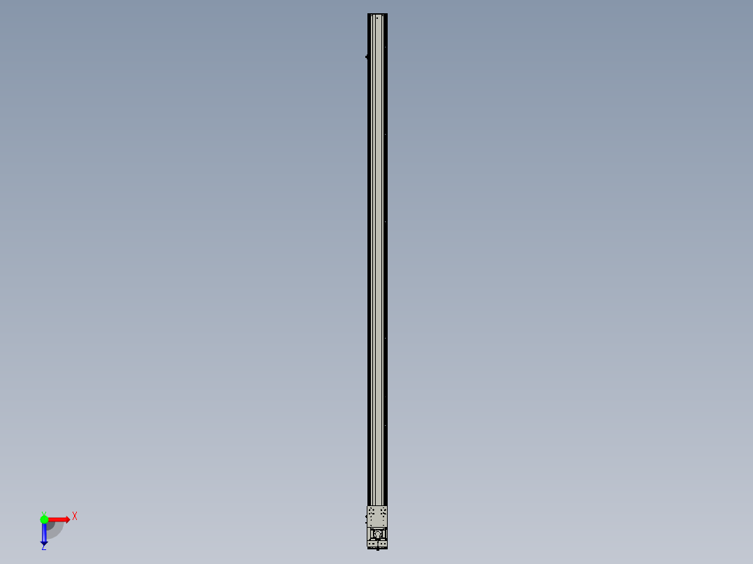 东锦齿条传动DH136G-S3350-BU-减速机+P400W俯视图