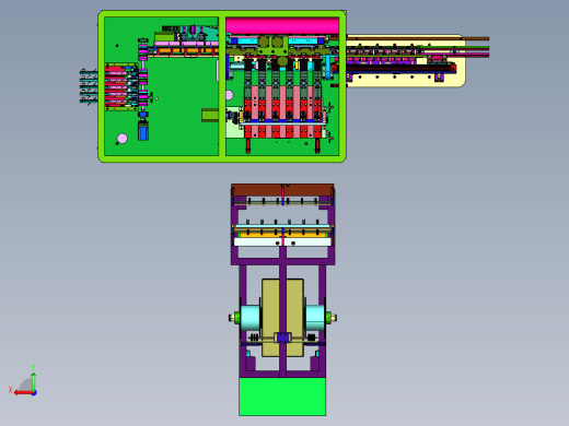 送线裁线压多芯端子设备后视缩略图