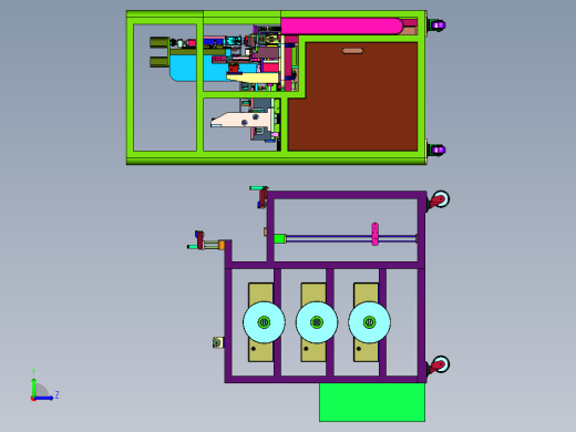 送线裁线压多芯端子设备左视缩略图