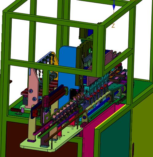 送线裁线压多芯端子设备