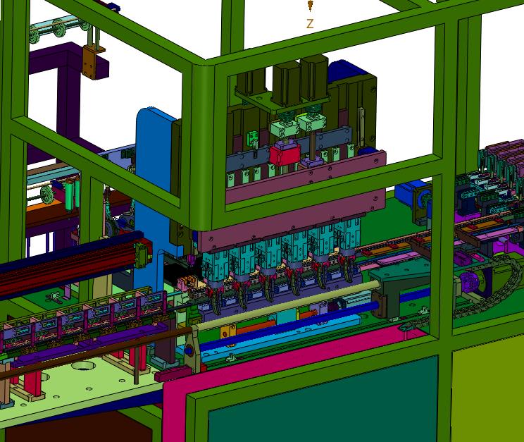 送线裁线压多芯端子设备