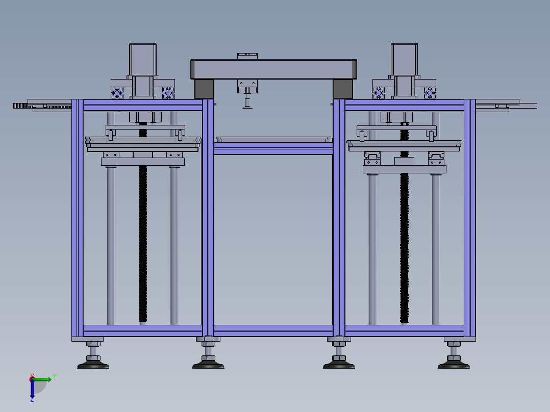 自动上料机前视图