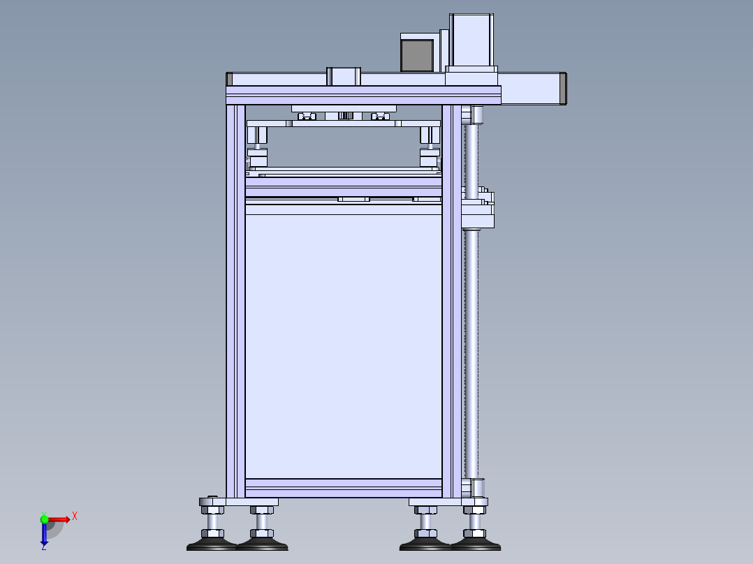 自动上料机右视图