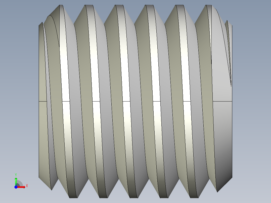 DIN 913-ISO 4026 固定螺钉-M8 L=8.STEP前视图