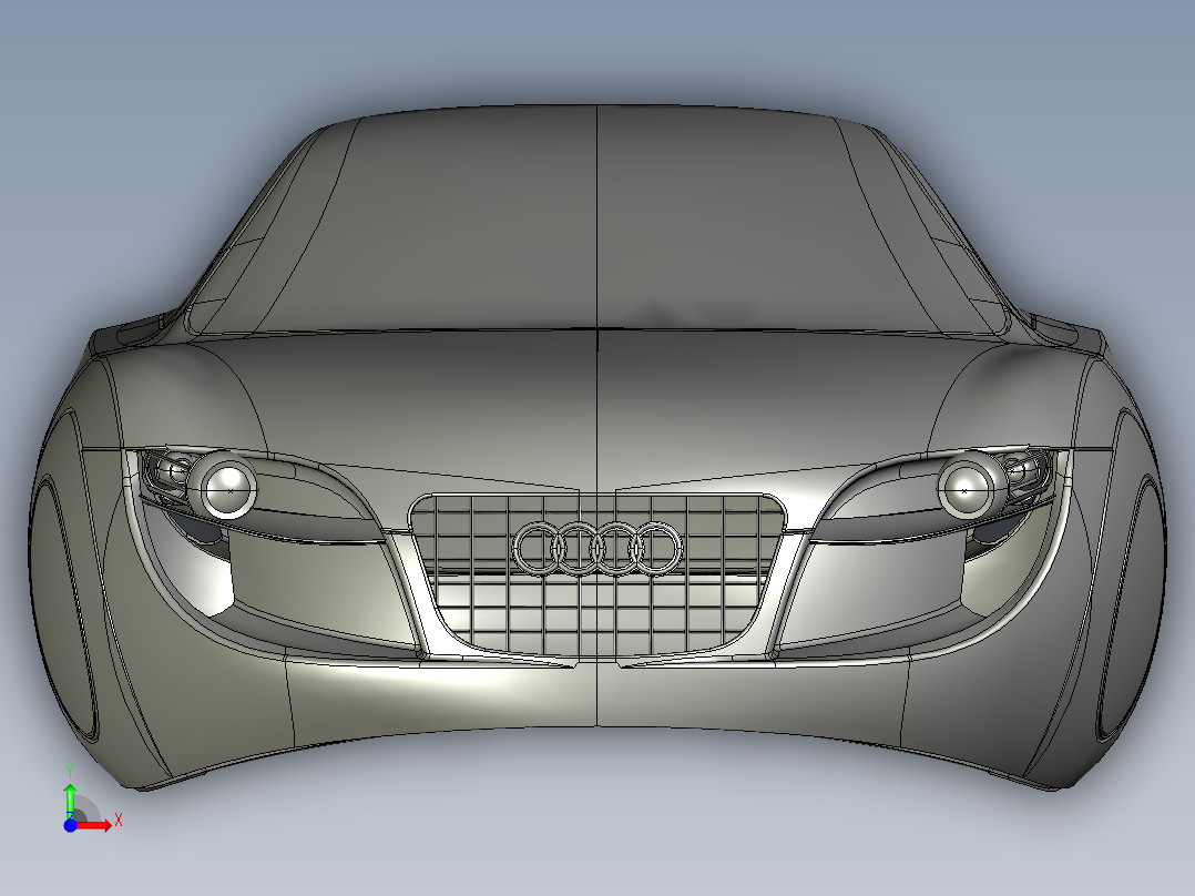 奥迪概念车前视图